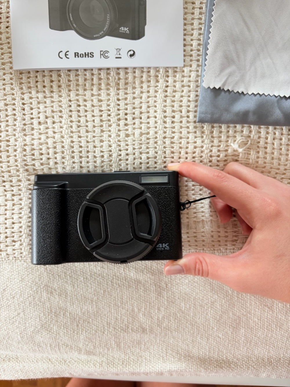 Compact 4K Digital Camera - Black
